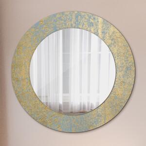 Zrkadlomat.sk Textúra zlata Textúra zlata Okrúhle dekoračné zrkadlo lsdo-00121
