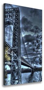Vertikálny foto obraz na plátne Most New York