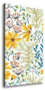 Vertikálny foto obraz canvas Poľné kvety ocv-105514933