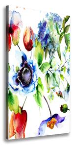 Vertikálny foto obraz canvas Poľné kvety ocv-106665357