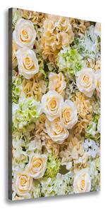 Vertikálny foto obraz na plátne Svadobné kvety