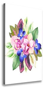 Vertikálny foto obraz na plátne Kytice kvetov