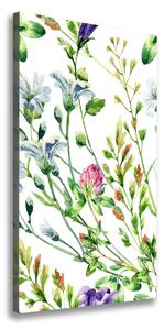 Vertikálny foto obraz canvas Poľné kvety ocv-118519583