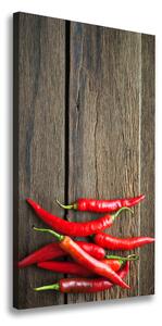 Vertikálny foto obraz na plátne Chilli papričky