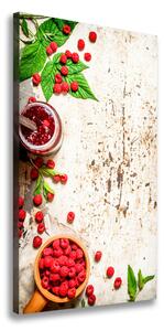 Vertikálny foto obraz na plátne Malinová marmeláda