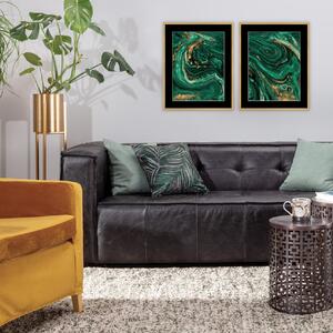 Obraz Abstract Green&Gold I 40 x 50cm