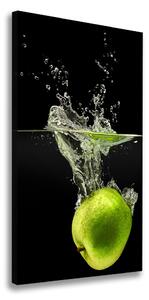 Vertikálny foto obraz na plátne Zelená jablká
