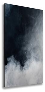 Vertikálny foto obraz na plátne do obývačky Biely dym