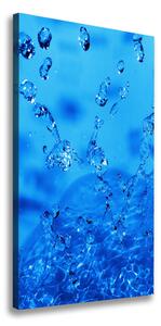 Vertikálny foto obraz na plátne do obývačky Kvapky vody
