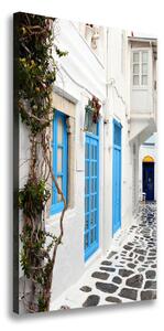 Vertikálny foto obraz na plátne Grécke ulice ocv-52782773