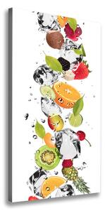 Vertikálny foto obraz canvas Ovocie a voda ocv-52519180