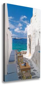 Vertikálny foto obraz na plátne Grécke ulice ocv-53428539