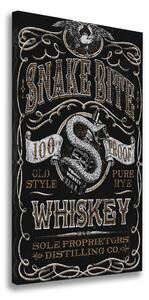 Vertikálny moderný obraz canvas na ráme Whiskey