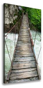 Vertikálny foto obraz canvas Visiace most ocv-66084726