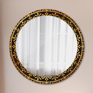 Okrúhle ozdobné zrkadlo Zlatá mandala