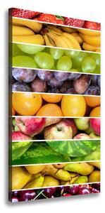 Vertikálny foto obraz na plátne Farebné ovocie
