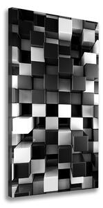 Vertikálny foto obraz na plátne Abstrakcie kocky