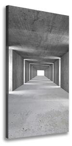 Vertikálny foto-obraz canvas na ráme Betónový tunel