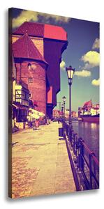 Vertikálny foto obraz na plátne Gdaňsk Poľsko