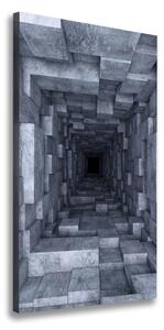 Vertikálny foto obraz tlačený na plátne Tunel