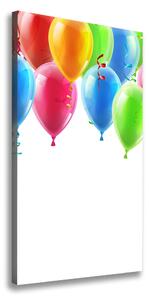 Vertikálny foto obraz na plátne Farebné balóny