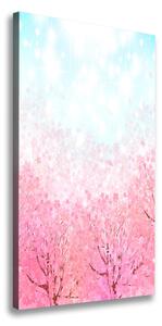Vertikálny foto obraz canvas Kvety višne ocv-78464796