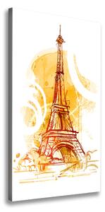 Vertikálny foto obraz na plátne Leto v Paríži
