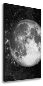 Vertikálny moderný obraz canvas na ráme Mesiac