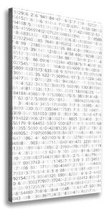 Vertikálny foto obraz na plátne do obývačky Binárny kód