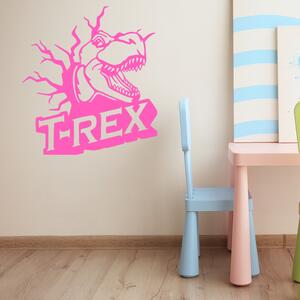 Veselá Stena Samolepka na stenu Dinosaurus T-REX Farba: čierna