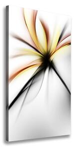 Vertikálny foto obraz na plátne Abstraktné kvetina