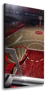 Vertikálny foto obraz na plátne Ihrisko basketbal