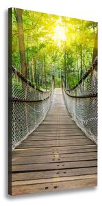 Vertikálny foto obraz canvas Visiace most ocv-90157224