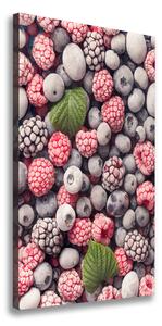 Vertikálny foto obraz na plátne Mrazené ovocie
