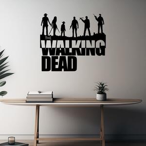 Veselá Stena Samolepka na stenu The Walking Dead Farba: čierna