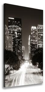 Vertikálny foto obraz na plátne Los Angeles noc