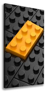 Vertikálny foto obraz na plátne do obývačky Lego