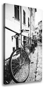 Vertikálny foto obraz na plátne Mestské bicykle