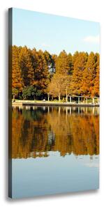 Vertikálny foto obraz na plátne Jesenný park ocv-99522421