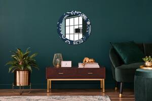 Okrúhle ozdobné zrkadlo na stenu Zloženie paisley