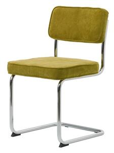 Jedálenská stolička Unique Furniture RUPERT zelená látka 37285104