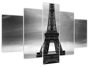 Obraz - Ružové auto v Paríži (150x105 cm)