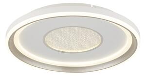 GLOBO 48558-48 EILA stropné svietidlo D480mm LED 48W 6000/2640lm 2700-6000K biela, krištáľový efekt, časovač, diaľkový ovládač