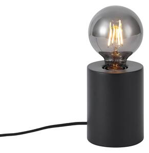 Moderná stolná lampa čierna 13cm - Cylinder