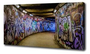 Foto obraz na plátne Graffiti v metro oc-104211648