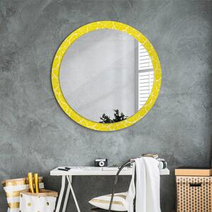 Okrúhle dekoračné zrkadlo s motívom Citrón
