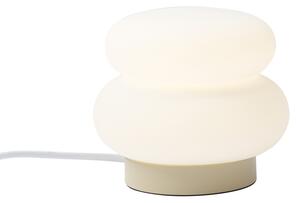 Japandi stolná lampa béžová s opálovým sklom 15cm - Kumo