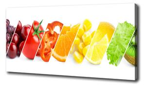 Moderný obraz canvas na ráme Ovocie a zelenina