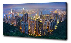 Foto obraz na plátne Nočný Hongkong oc-106686696
