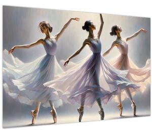 Obraz - Tri baletky (90x60 cm)